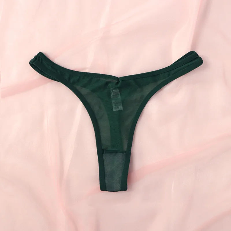 Tanga Sexy Feminina em Tule